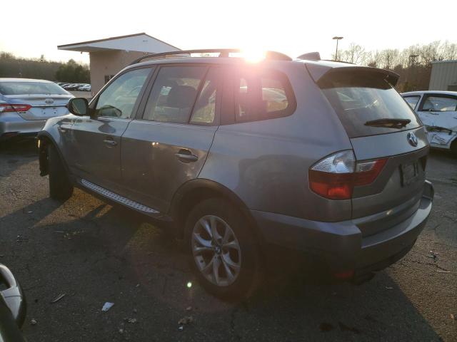 WBXPC9C49AWJ37268 - 2010 BMW X3 XDRIVE30I GRAY photo 2