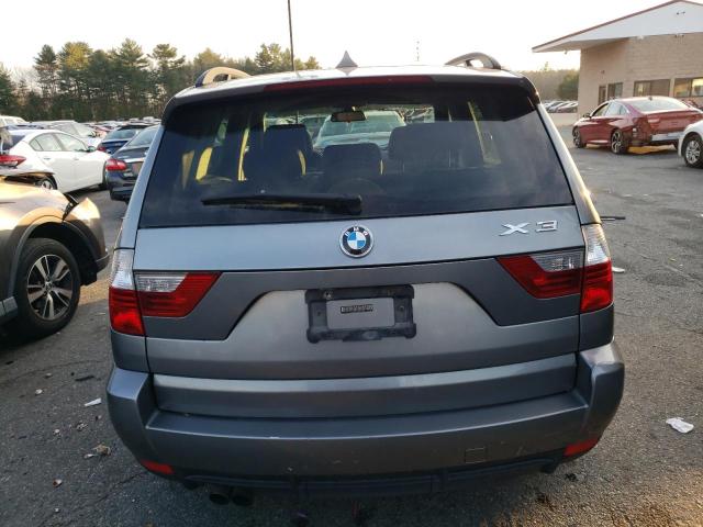 WBXPC9C49AWJ37268 - 2010 BMW X3 XDRIVE30I GRAY photo 6