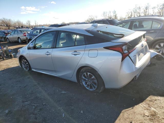 JTDKARFU5K3077145 - 2019 TOYOTA PRIUS SILVER photo 2