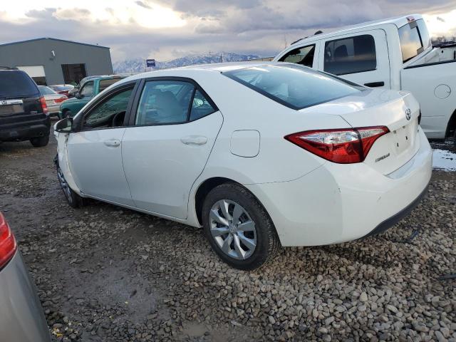 5YFBURHE7FP361385 - 2015 TOYOTA COROLLA L WHITE photo 2