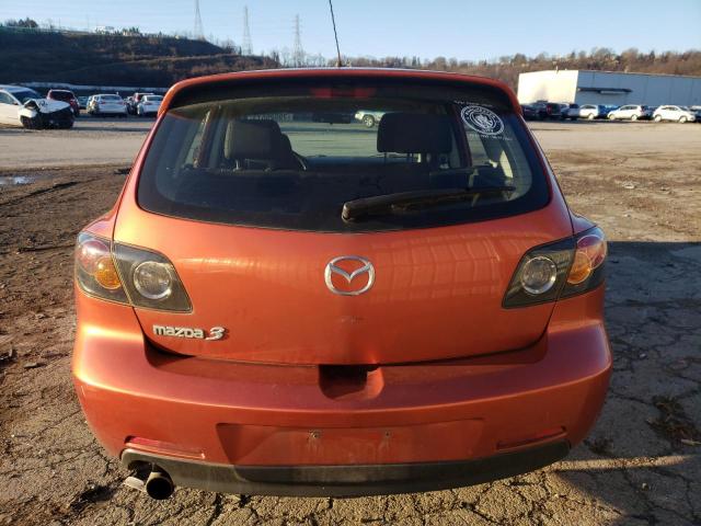 JM1BK143141188427 - 2004 MAZDA 3 HATCHBACK ORANGE photo 6