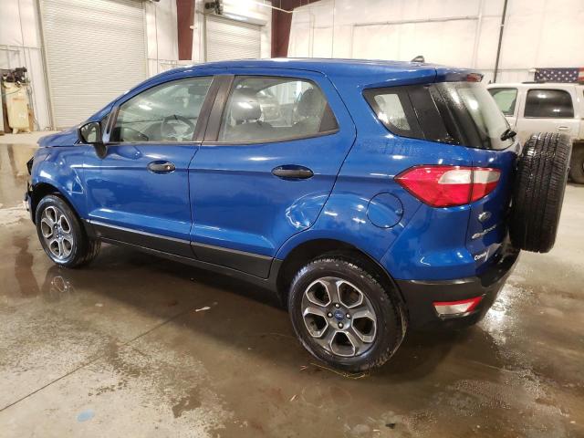 MAJ6P1SL8JC234654 - 2018 FORD ECOSPORT S BLUE photo 2