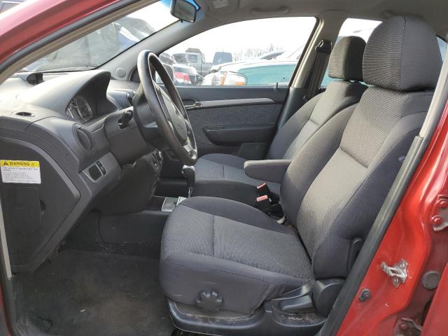 KL1TD56E59B341162 - 2009 CHEVROLET AVEO LS 红色 照片 7