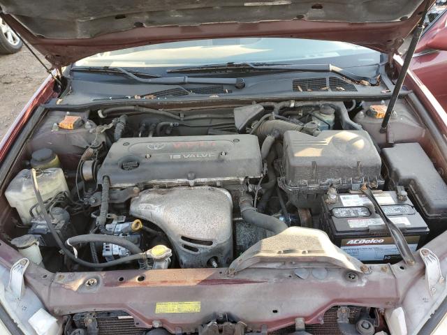 4T1BE32K94U269442 - 2004 TOYOTA CAMRY LE BURGUNDY photo 11