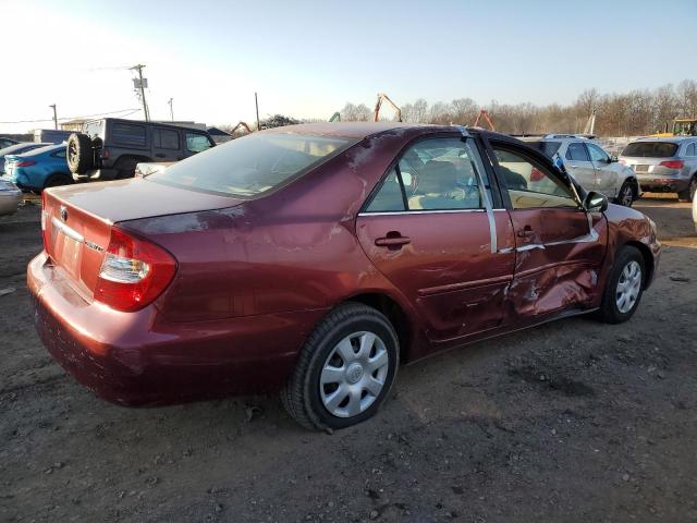 4T1BE32K94U269442 - 2004 TOYOTA CAMRY LE BURGUNDY photo 3