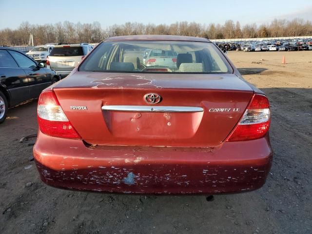 4T1BE32K94U269442 - 2004 TOYOTA CAMRY LE BURGUNDY photo 6