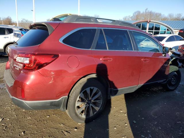 4S4BSAJC8G3266520 - 2016 SUBARU OUTBACK 2.5I LIMITED RED photo 3