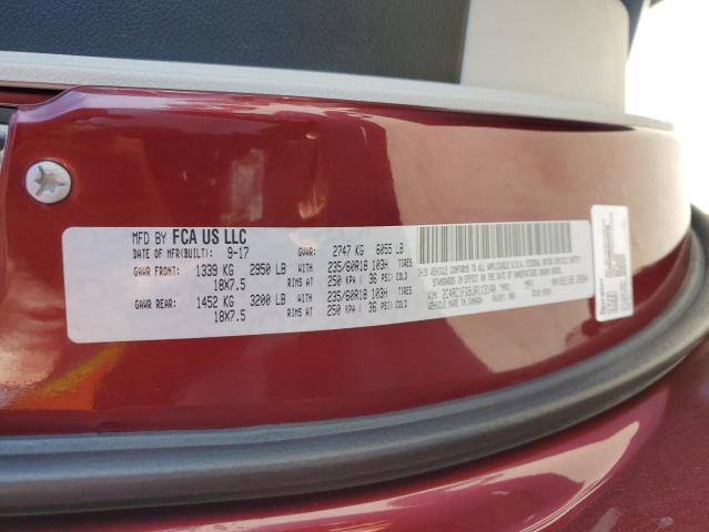 2C4RC1FG9JR113140 - 2018 CHRYSLER PACIFICA TOURING PLUS BURGUNDY photo 14