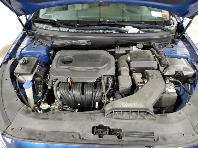 5NPE24AF1KH791669 - 2019 HYUNDAI SONATA SE BLUE photo 11