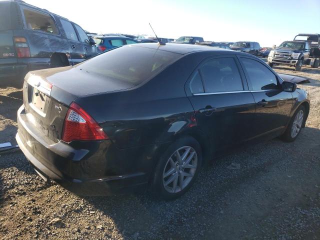 3FAHP0JA4CR358427 - 2012 FORD FUSION SEL BLACK photo 3