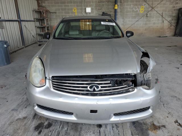 JNKCV54E33M220214 - 2003 INFINITI G35 SILVER photo 5