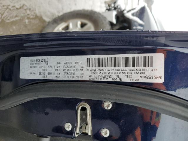 3C6TR5DT5GG378171 - 2016 RAM 2500 SLT ლურჯი ფოტო 12