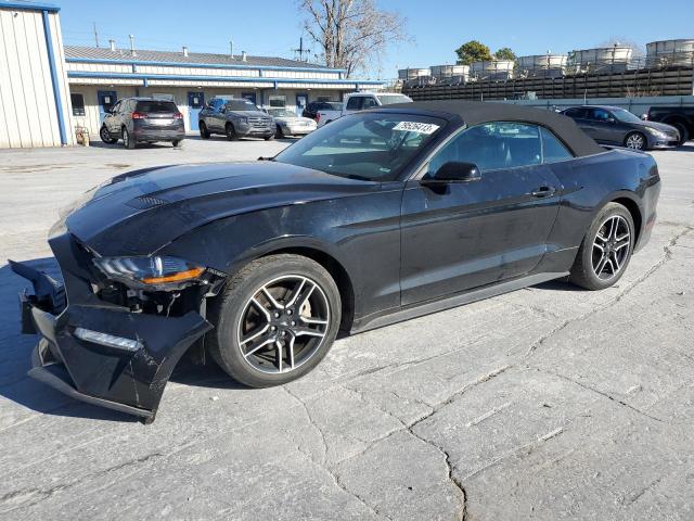 1FATP8UH0J5156976 - 2018 FORD MUSTANG BLACK photo 1