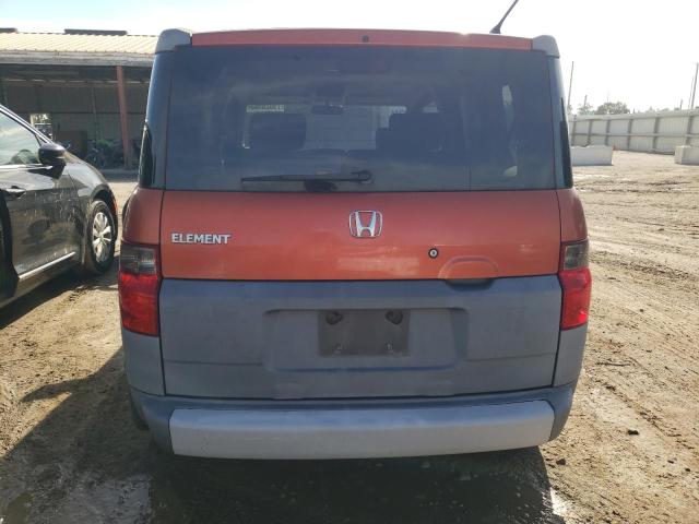 5J6YH18563L011342 - 2003 HONDA ELEMENT EX ORANGE photo 6