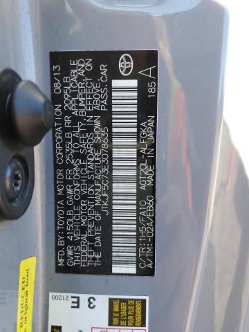 JTKJF5C73E3078635 - 2014 TOYOTA SCION TC 灰色 照片 12