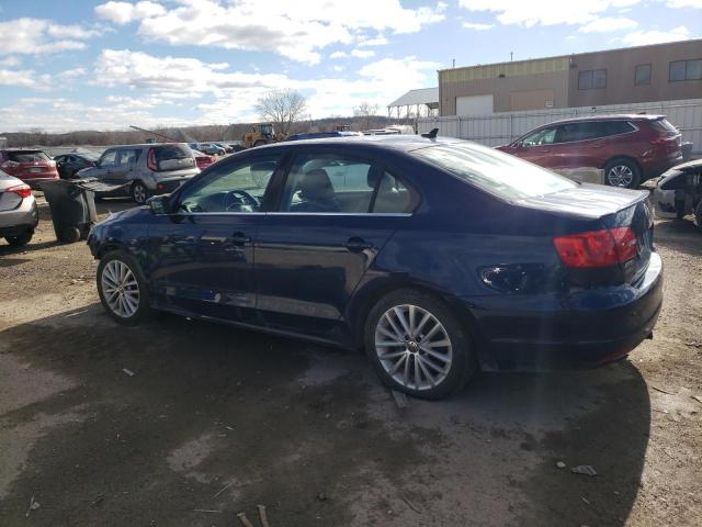 3VWLL7AJ5EM332523 - 2014 VOLKSWAGEN JETTA TDI BLUE photo 2