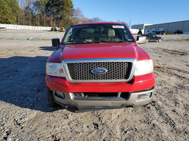 1FTPX12535NA53410 - 2005 FORD F150 RED photo 5