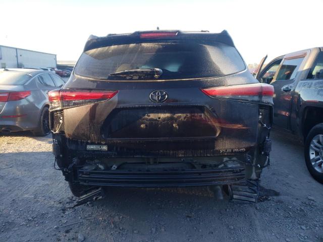 5TDHZRBH4LS043970 - 2020 TOYOTA HIGHLANDER XLE BLACK photo 6