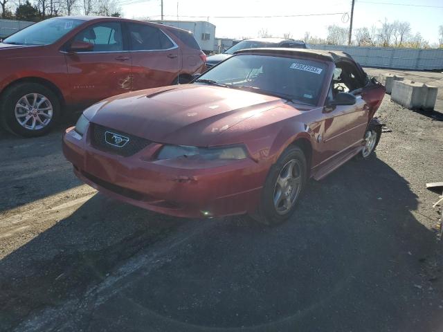 1FAFP44674F207053 - 2004 FORD MUSTANG RED photo 1