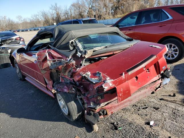 1FAFP44674F207053 - 2004 FORD MUSTANG RED photo 2