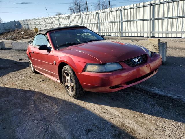1FAFP44674F207053 - 2004 FORD MUSTANG RED photo 4