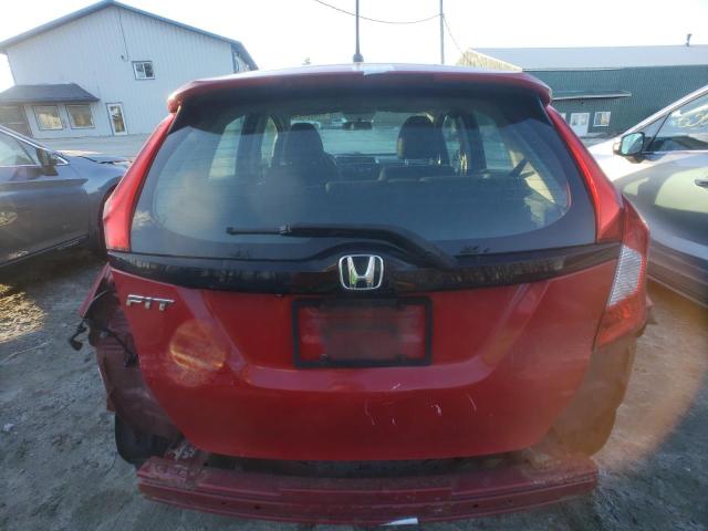 3HGGK5G53FM737210 - 2015 HONDA FIT LX RED photo 6