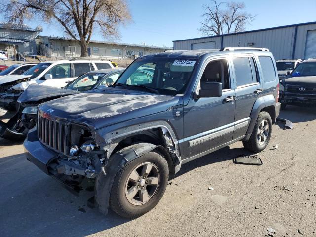 1J8GN28K18W256215 - 2008 JEEP LIBERTY SPORT BLUE photo 1