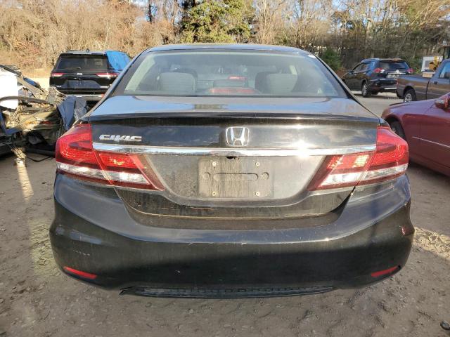 2HGFB2F55EH520699 - 2014 HONDA CIVIC LX BLACK photo 6