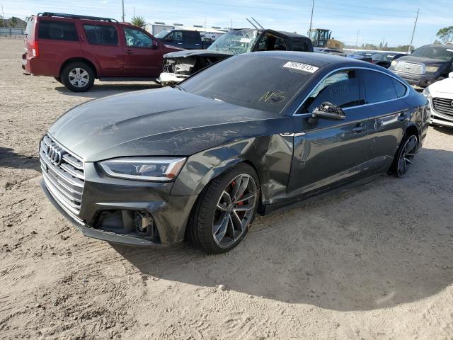 WAUC4CF50JA023986 - 2018 AUDI S5 PRESTIGE GRAY photo 1