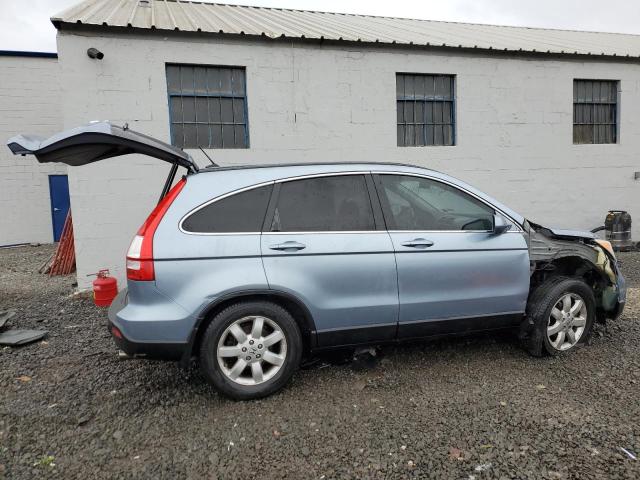 JHLRE38787C067260 - 2007 HONDA CR-V EXL BLUE photo 3