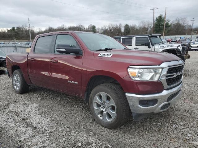 1C6SRFFT7NN226122 - 2022 RAM 1500 BIG HORN/LONE STAR BURGUNDY photo 4