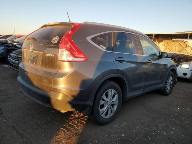 5J6RM4H74EL095005 - 2014 HONDA CR-V EXL GRAY photo 3