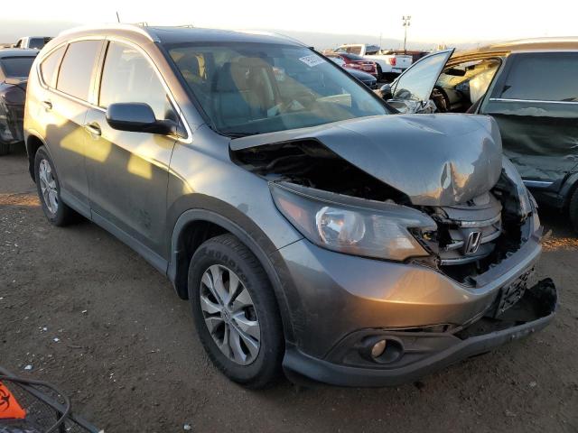 5J6RM4H74EL095005 - 2014 HONDA CR-V EXL GRAY photo 4