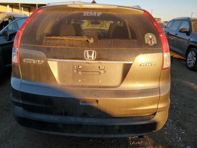 5J6RM4H74EL095005 - 2014 HONDA CR-V EXL GRAY photo 6