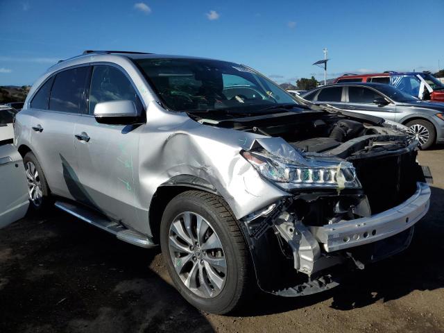 5FRYD4H69EB004739 - 2014 ACURA MDX TECHNOLOGY SILVER photo 4