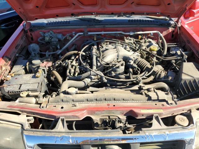1N6ED26T4YC328505 - 2000 NISSAN FRONTIER KING CAB XE RED photo 11