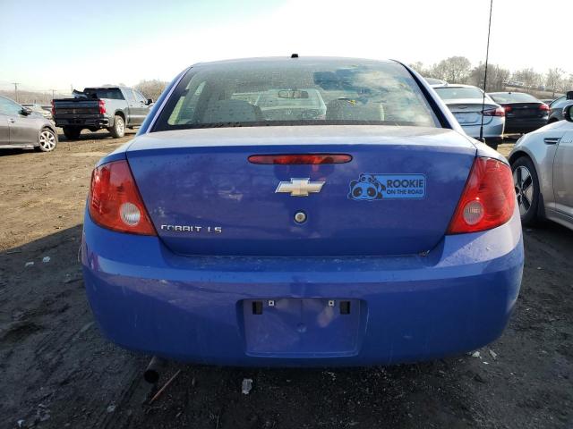 1G1AK58F187291317 - 2008 CHEVROLET COBALT LS BLUE photo 6