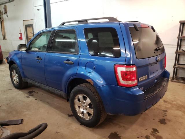 1FMCU0DG3CKA01916 - 2012 FORD ESCAPE XLT BLUE photo 2