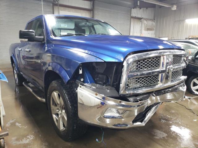 1D7RV1GP1AS132858 - 2010 DODGE RAM 1500 BLUE photo 4