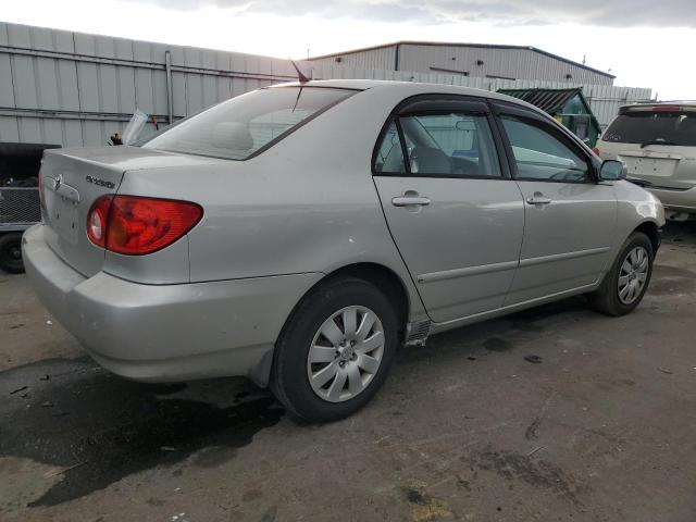 2T1BR32E34C255729 - 2004 TOYOTA COROLLA CE SILVER photo 3