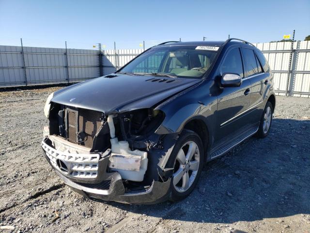 4JGBB8GB6AA570083 - 2010 MERCEDES-BENZ ML 350 4MATIC CHARCOAL photo 1