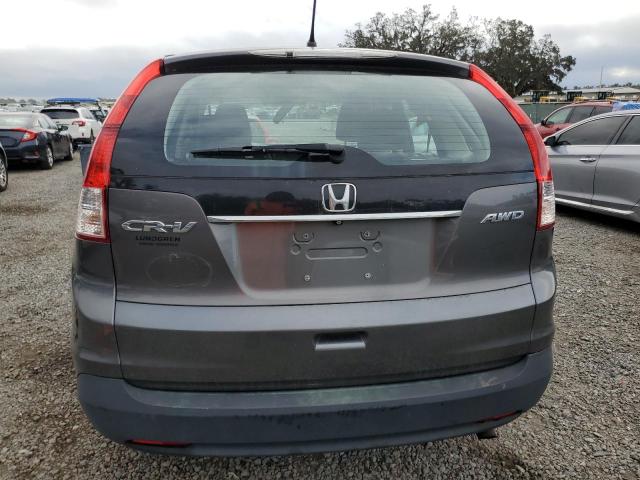 2HKRM4H34DH676333 - 2013 HONDA CR-V LX CHARCOAL photo 6