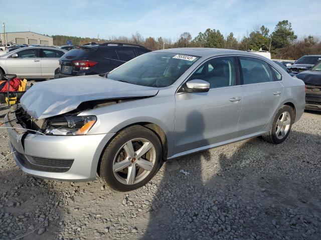 1VWBN7A31DC072015 - 2013 VOLKSWAGEN PASSAT SE SILVER photo 1