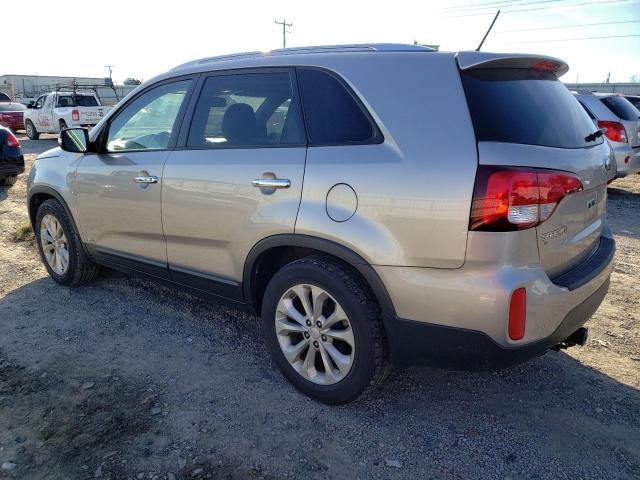 5XYKUDA70EG536447 - 2014 KIA SORENTO EX SILVER photo 2