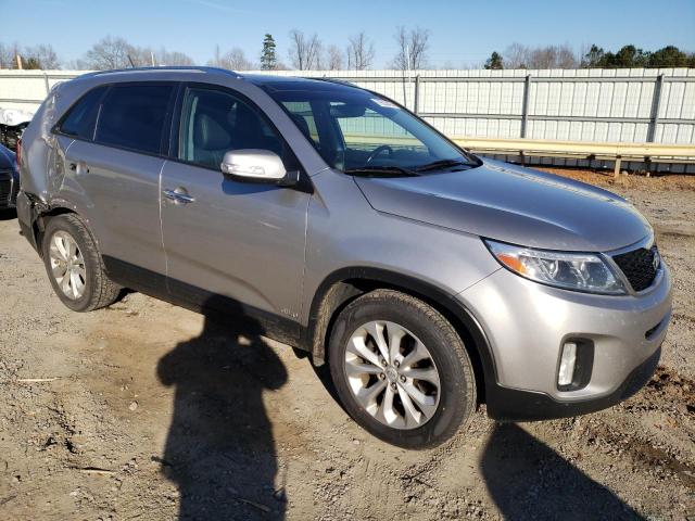 5XYKUDA70EG536447 - 2014 KIA SORENTO EX SILVER photo 4