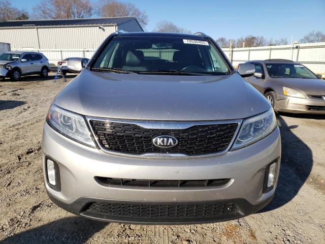 5XYKUDA70EG536447 - 2014 KIA SORENTO EX SILVER photo 5