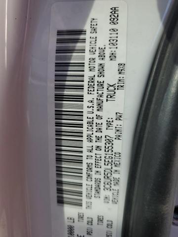 3C6UR5DL5EG155307 - 2014 RAM 2500 SLT WHITE photo 13