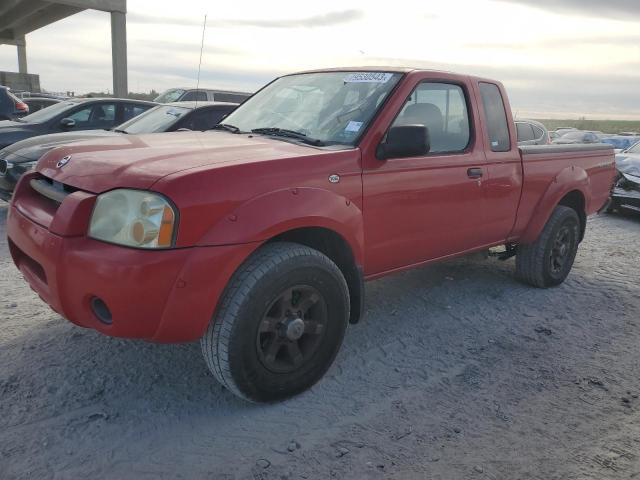1N6ED26T02C381693 - 2002 NISSAN FRONTIER KING CAB XE RED photo 1