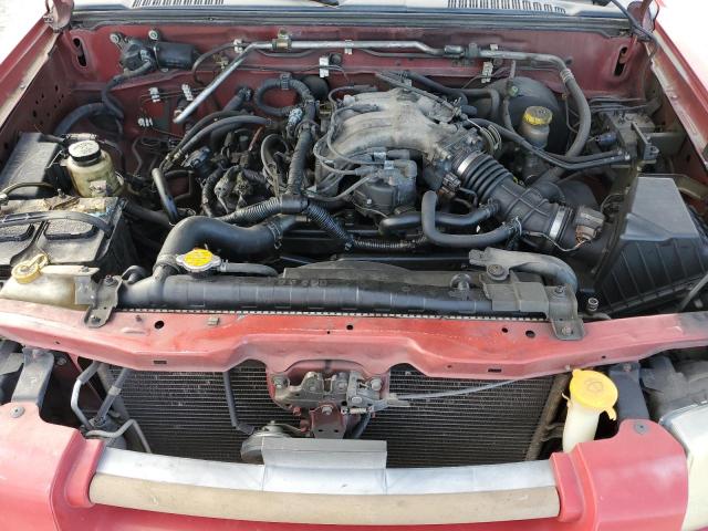 1N6ED26T02C381693 - 2002 NISSAN FRONTIER KING CAB XE RED photo 11