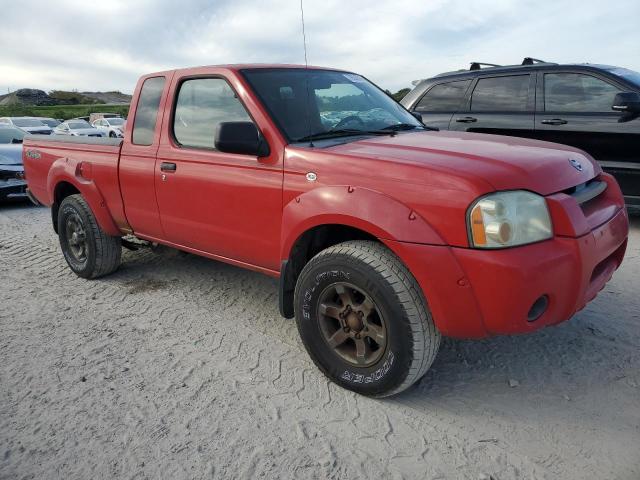 1N6ED26T02C381693 - 2002 NISSAN FRONTIER KING CAB XE RED photo 4